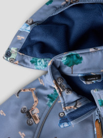 NAME IT Softshell Jakke Alfa08 Flint Stone Work Truck